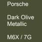 Preview: Porsche, Dark Olive Metallic, M6X / 7G.